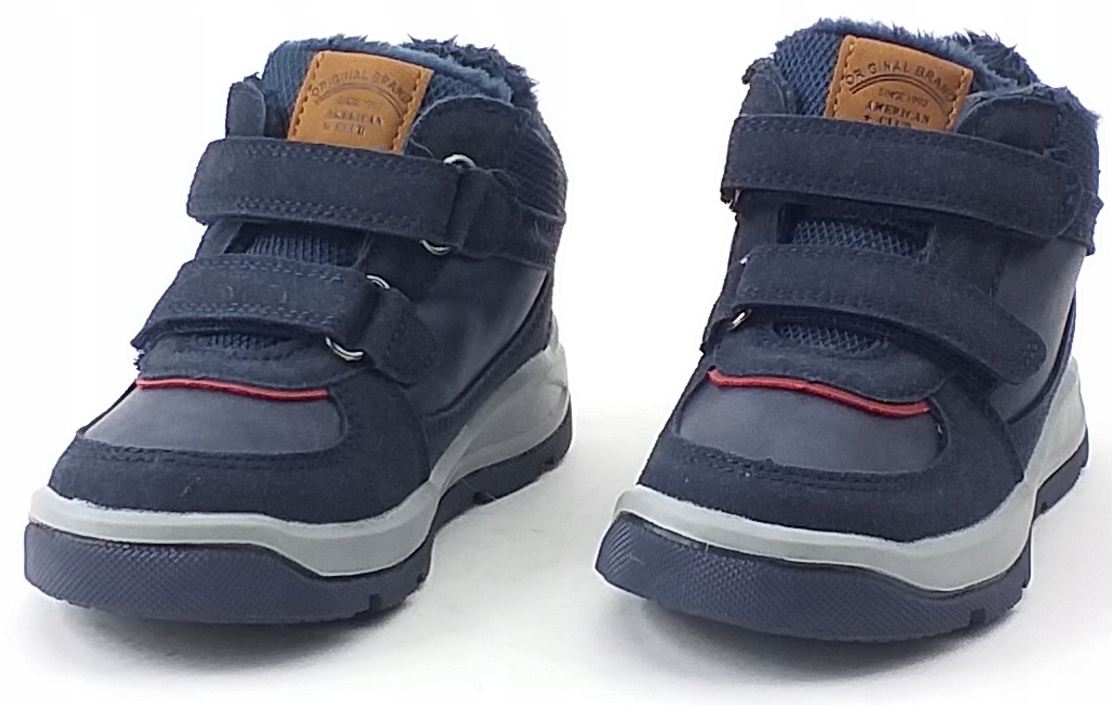 AMERICAN CLUB TRZEWIKI TRAPERY OBUWIE NA RZEPY 26 Kolor niebieski