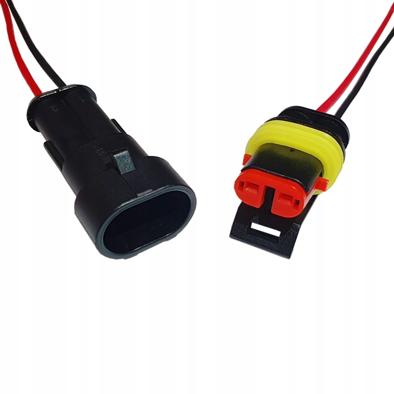 

Kostka Wtyk Superseal Złącze Hermetyczne 2 Pinowe