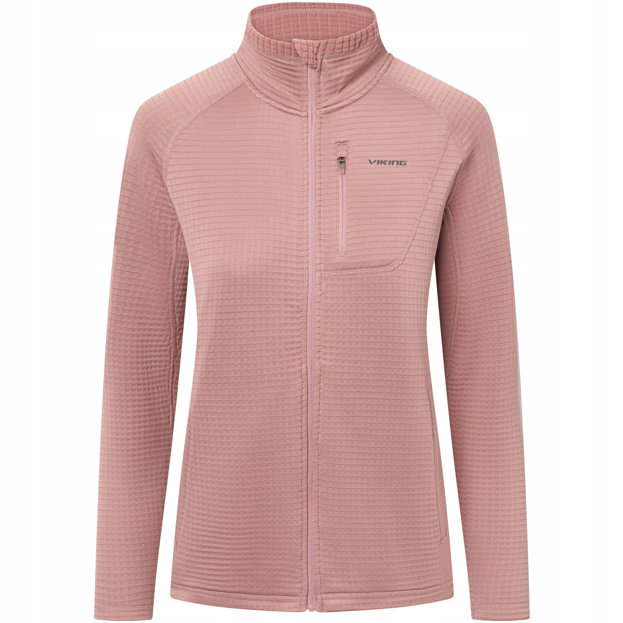 Bluza damska turystyczna Viking Admont Full Zip Lady rozpinana różowa r. XL