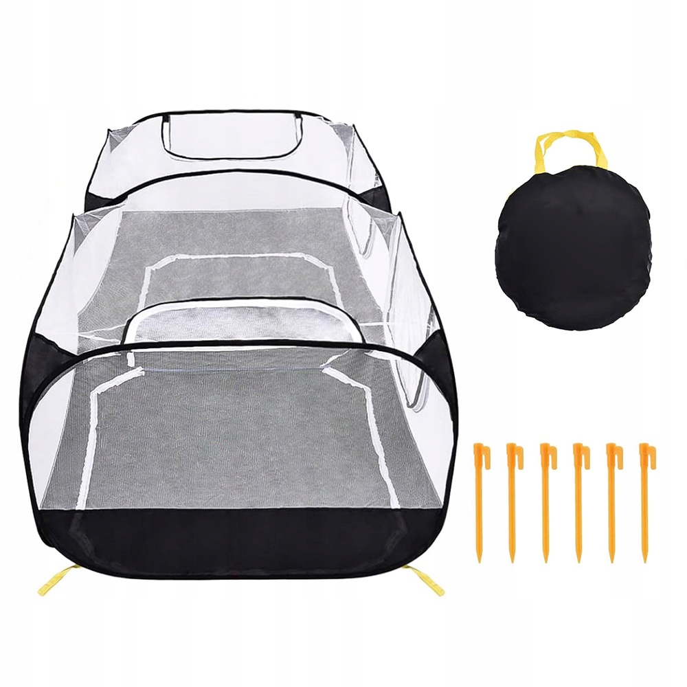 Levně Kotec Pro Zvířata Psa Kočku Králíka, Velká Skládací Ventilace