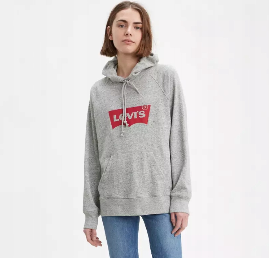 Levi's Mikina S Kapucí se sportovním logem a grafikou S