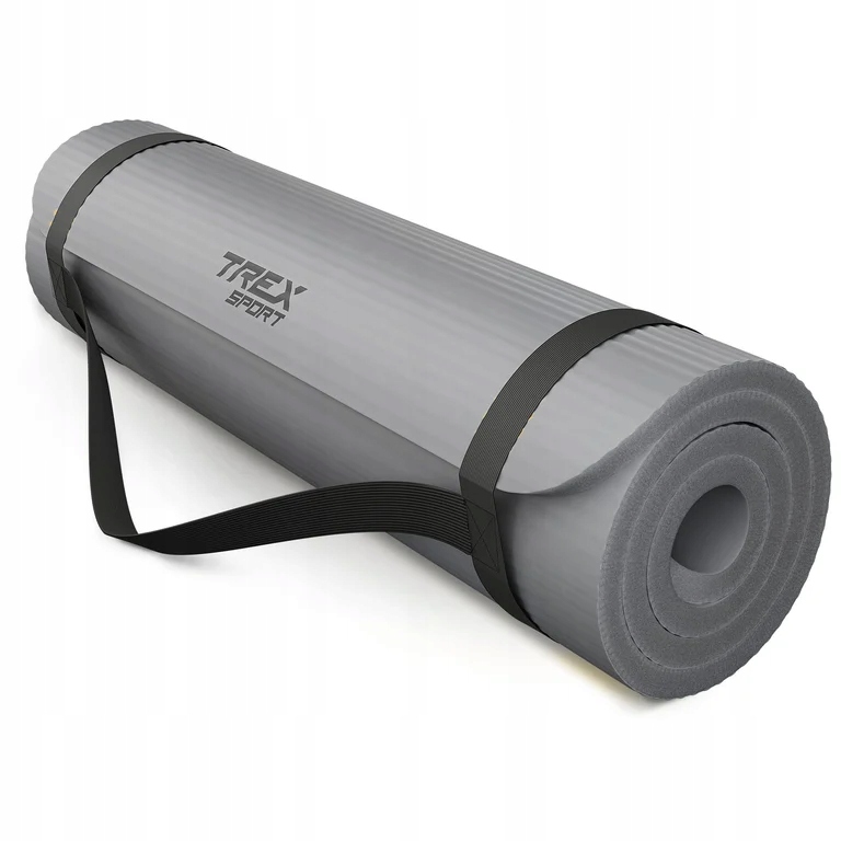 Mata do ćwiczeń antypoślizgowa duża 190x80cm gruba 2cm do jogi Trex Sport