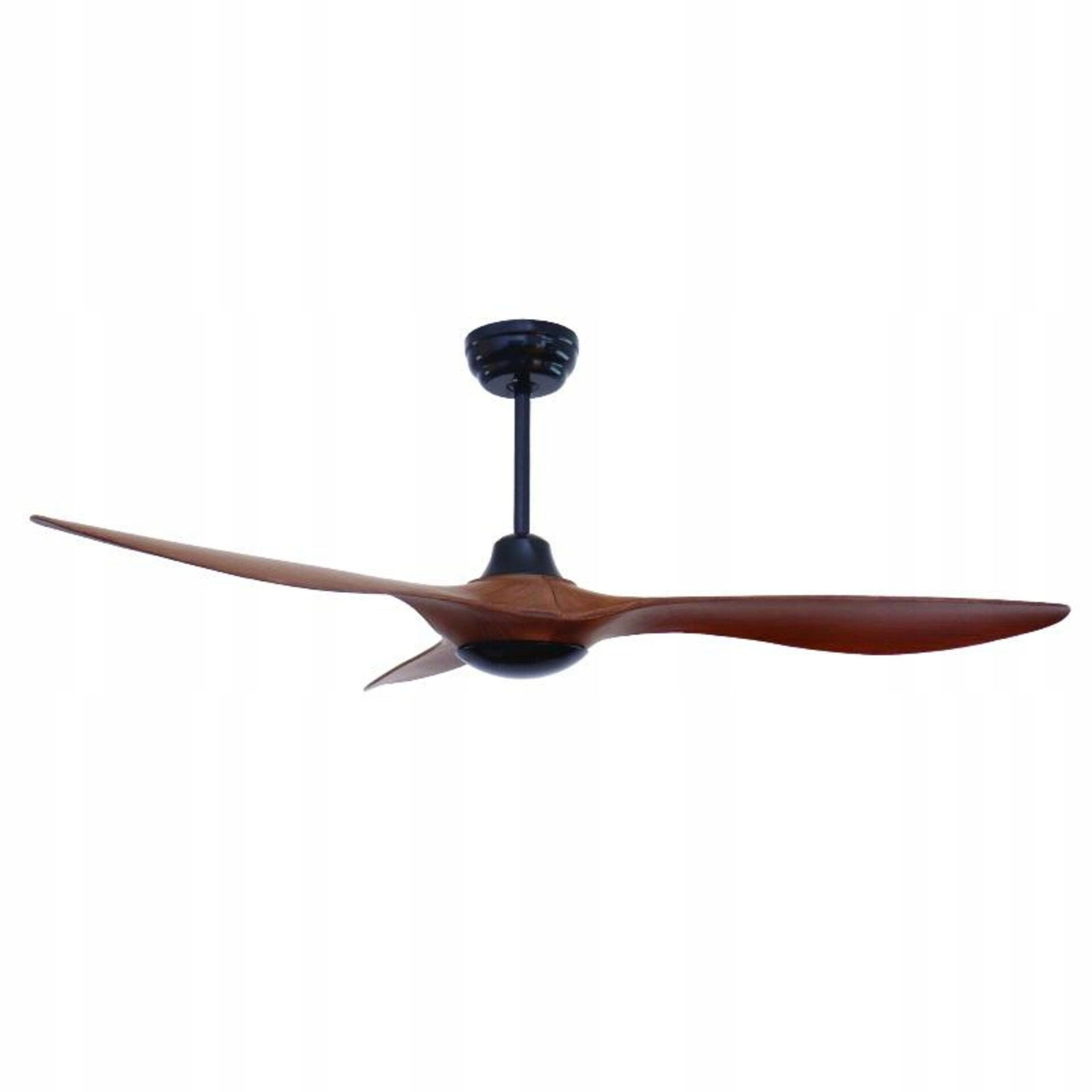 Aca Lighting stropný ventilátor 132cm DC 40W hnedá s diaľkovým ovládaním Fan