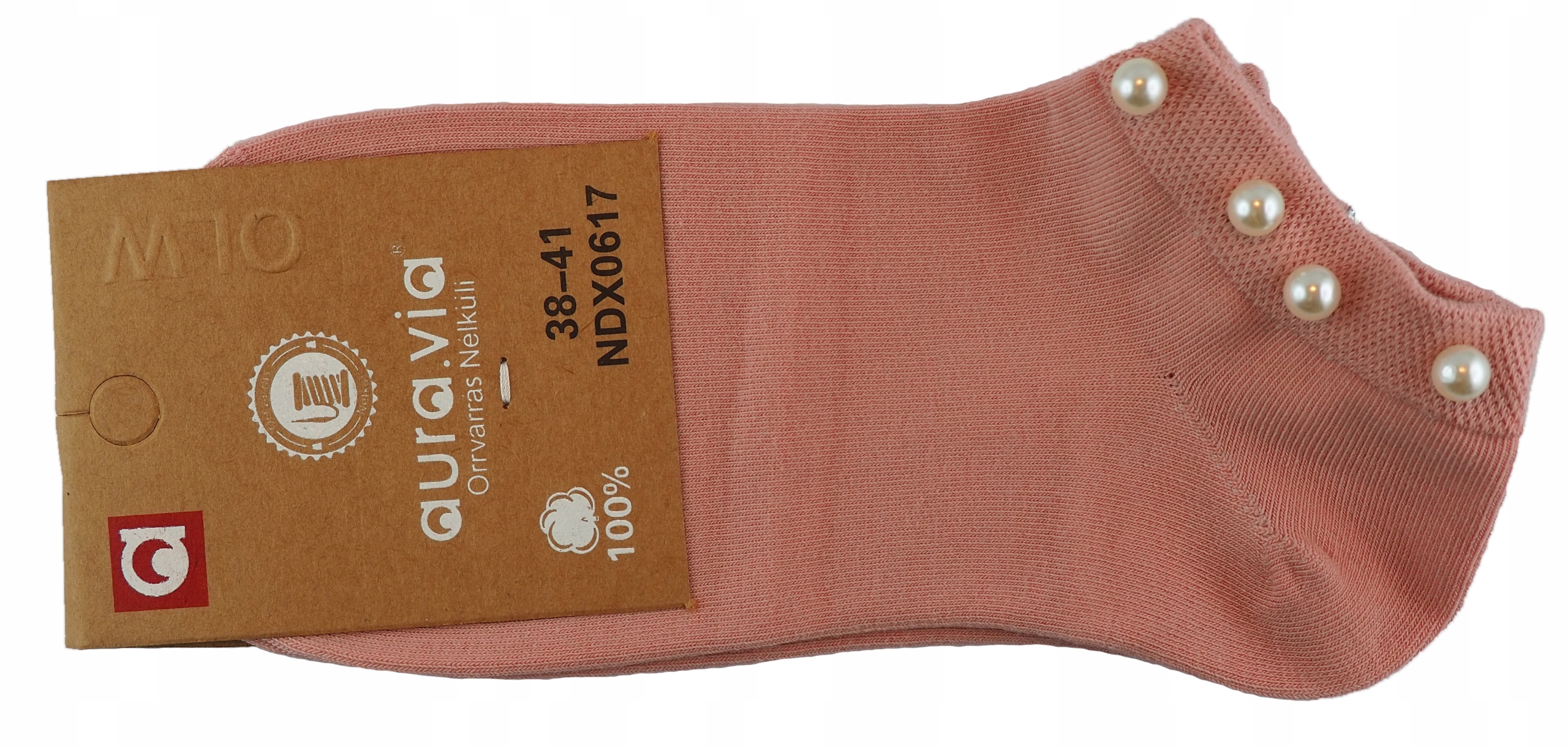 

Śliczne skarpety stopki perełki roz 38-41 Aura.via