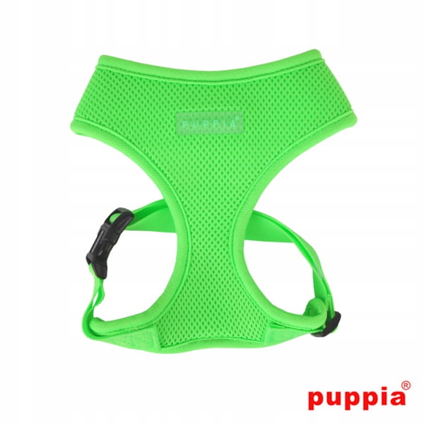 Levně postroj pro psa nebo kočku Puppia neon zelený Xs