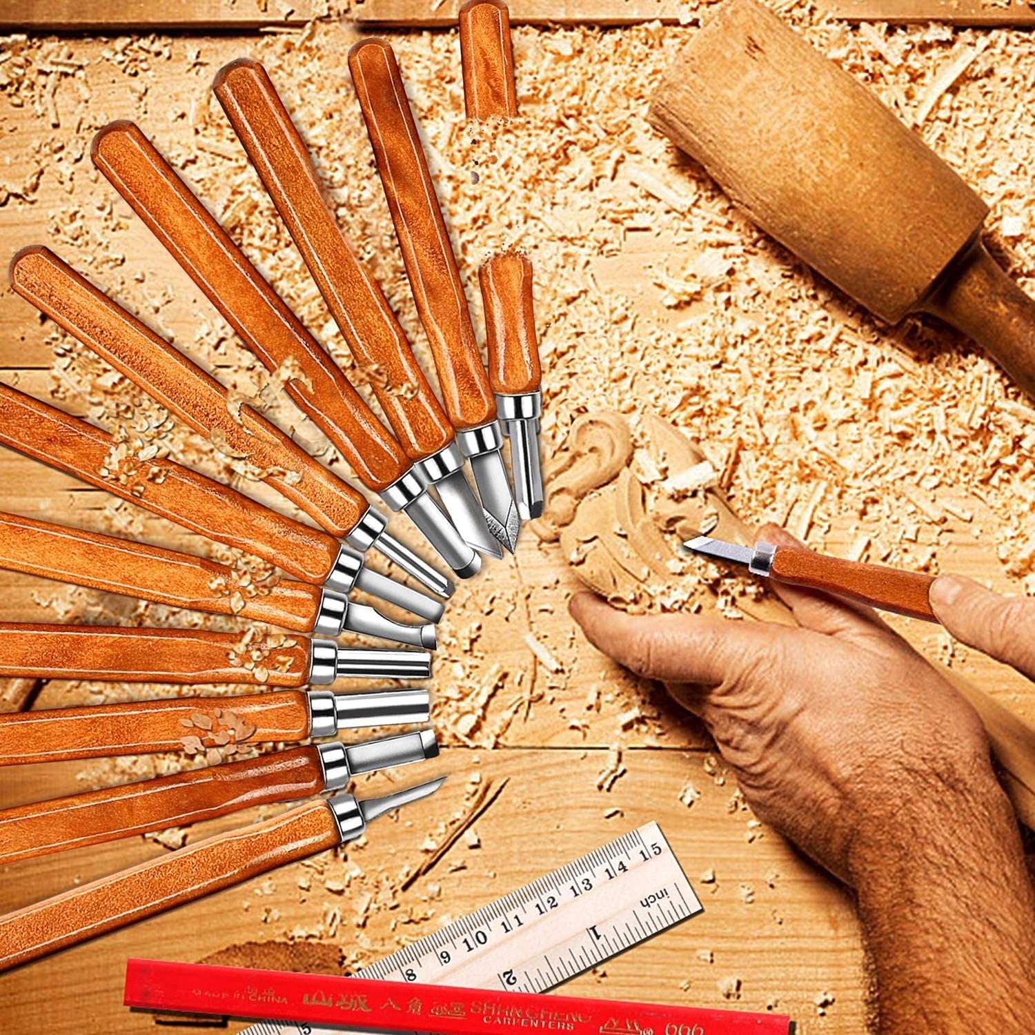 Dłuto do drewna i76i65ei65 Marka bez marki