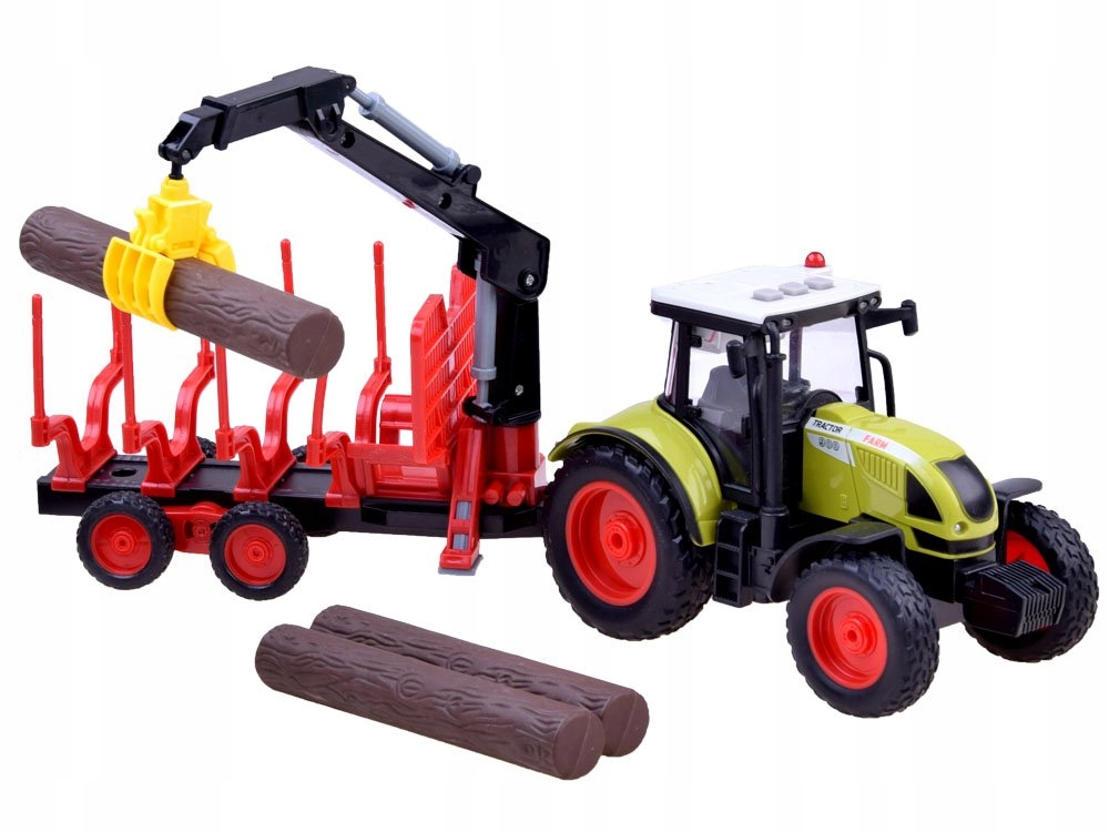 Traktor + przyczepa maszyny rolnicze ZA2436 Płeć Chłopcy