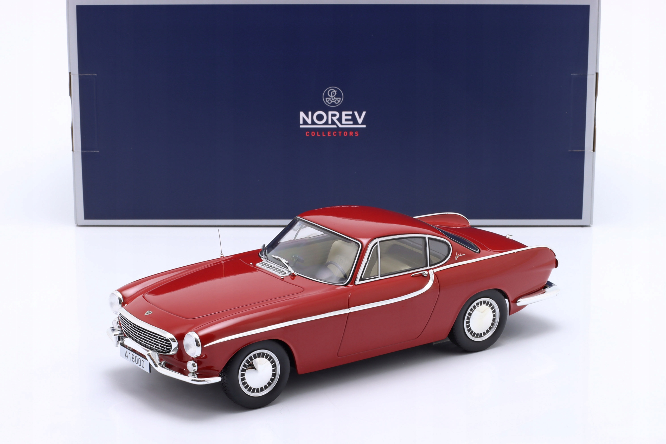 Norev Volvo P1800 Coupe 1961 Red 1:18