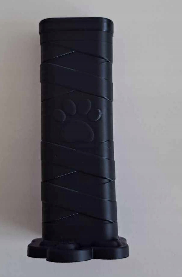 Miecz rozkładany do 37 cm KATANA SAMURAJ rozsuwany Druk 3D black-purple Marka bez marki