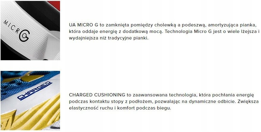 BUTY MĘSKIE UNDER ARMOUR DO BIEGANIA TRENINGOWE Rozmiar 46