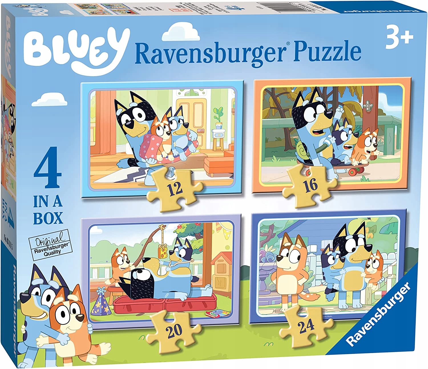 Ravensburger Bluey - 4 in Box (12, 16, 20, 24 Piec