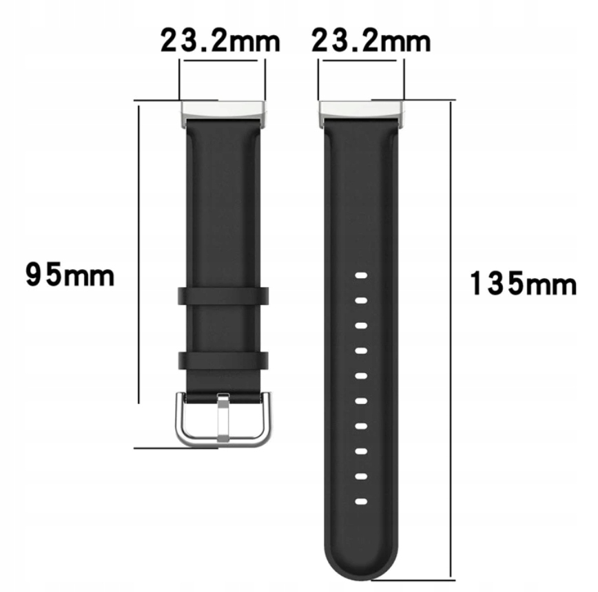 Pasek Skórzany / FitBit Sense / FitBit Versa 3 Kolor biały