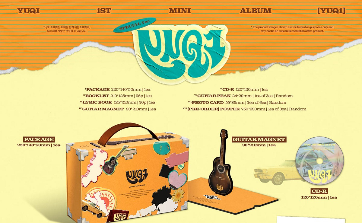 {{{ YUQI [(G)I-DLE] - YUQ1 - SPECIAL VER. / Preorder Nośnik CD