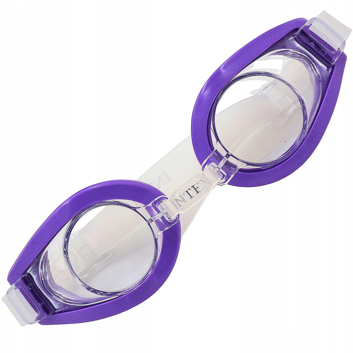Okulary pływackie dla dzieci Intex Aqua Flow fioletowe 3-8 lat