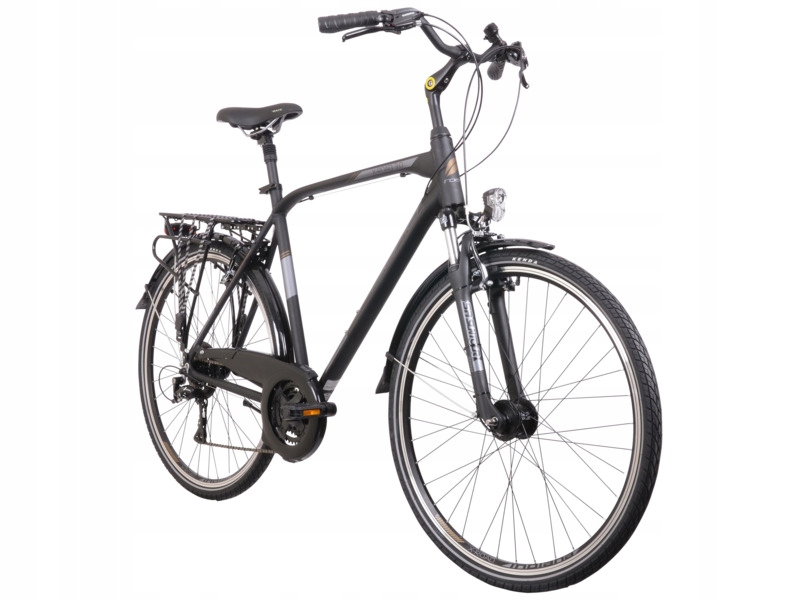 Rower trekkingowy Indiana X-Road 3.0 M17 28 cali męski Czarno-brązowy