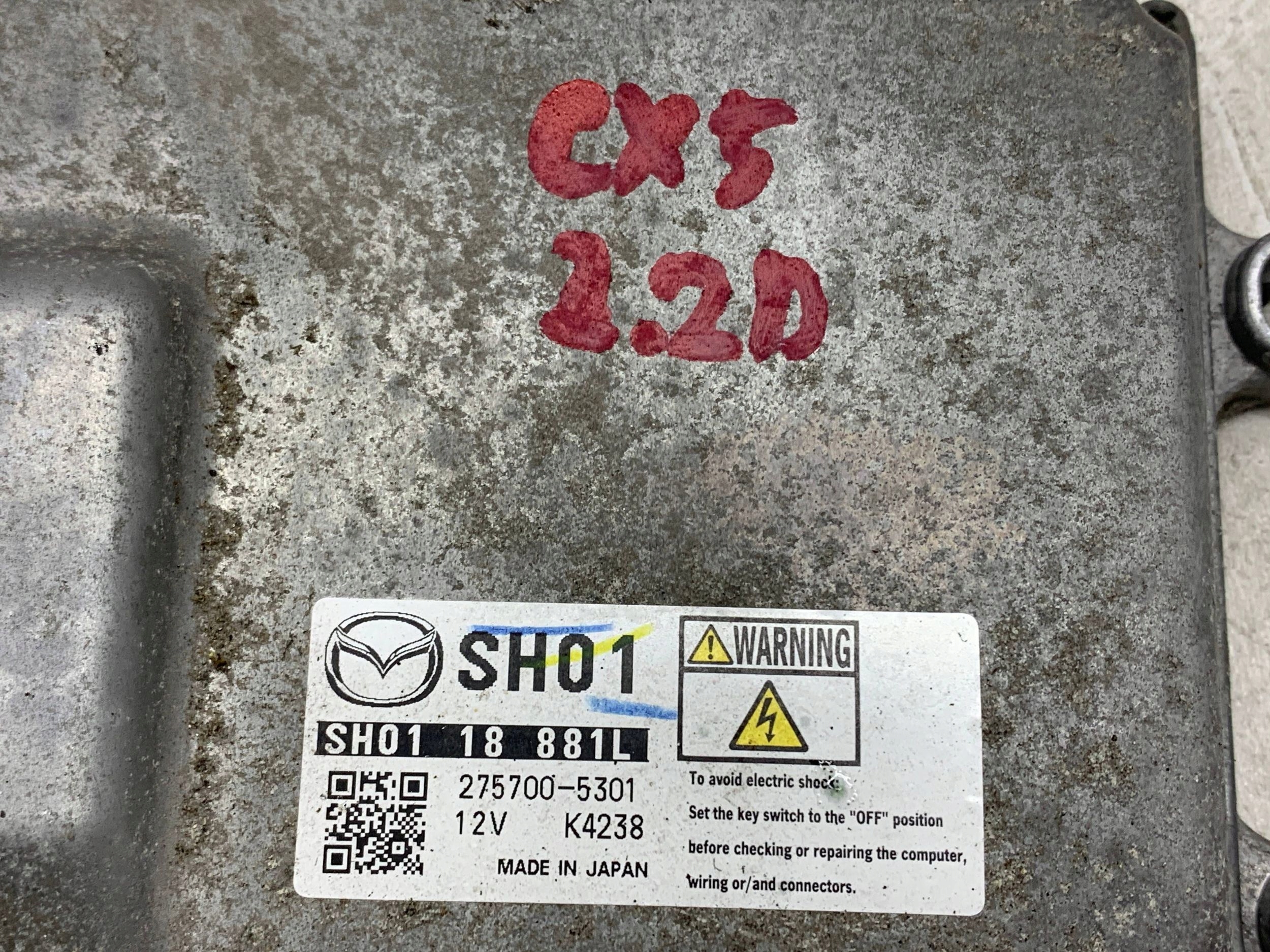 computer Centralina Motore SH0118881L 275700-5301 MAZDA CX5 CX-5 e 2.2 SKY