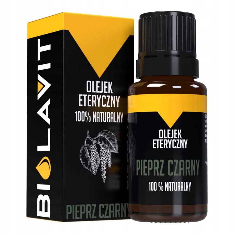 

Olejek eteryczny pieprz czarny 10ml Biolavit