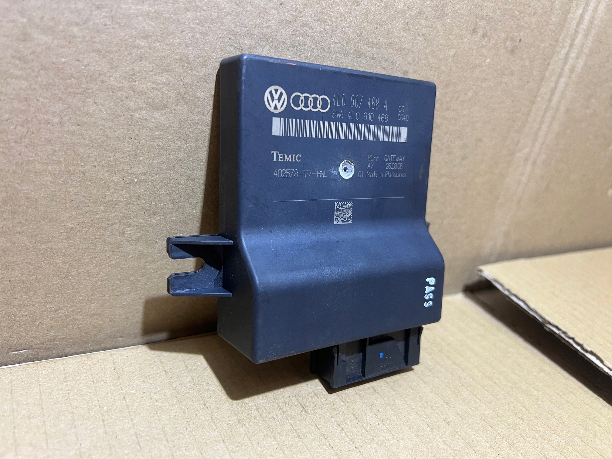 AUDI Q7 4L modul riadiaca jednotka GATEWAY 4L0907468A