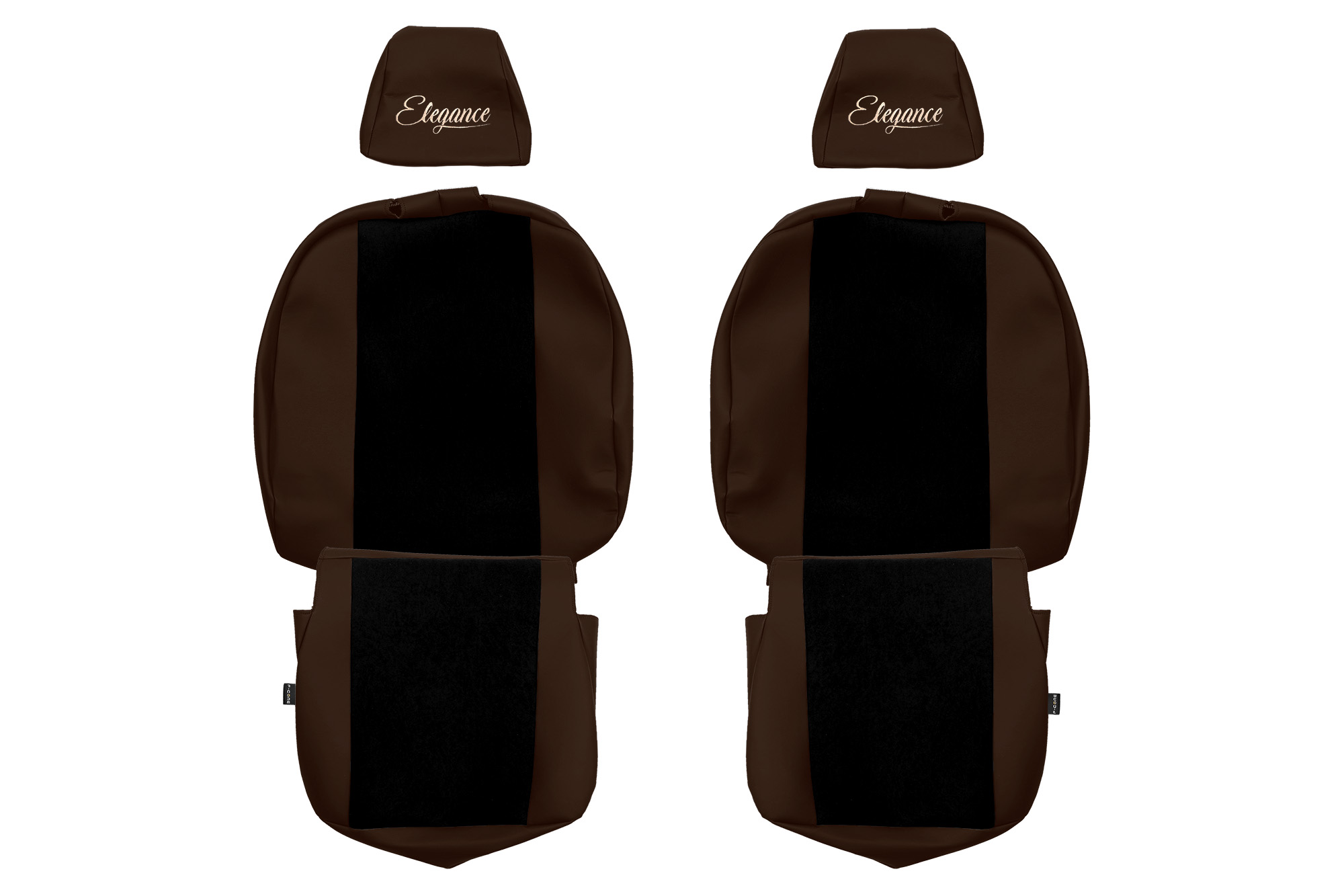 Poťahy na sedadlá Bus Van Ford Transit Custom I 12-22 Kreslá 1+1 koža