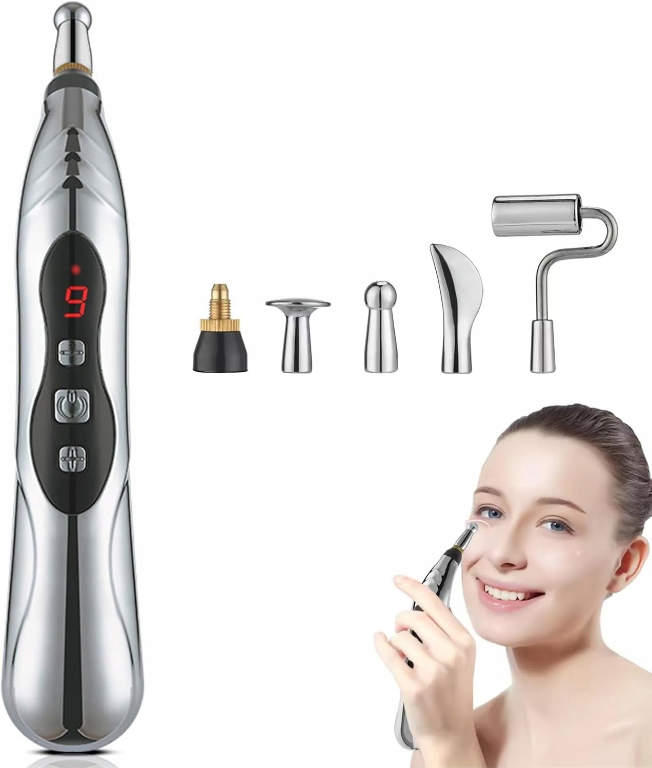 Propiska Pro Akupunkturu S 9 Úrovněmi Intenzity Ergonomická Rukojeť
