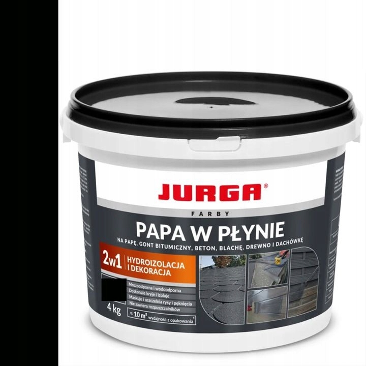 Jurga Papa w płynie 4kg czarna