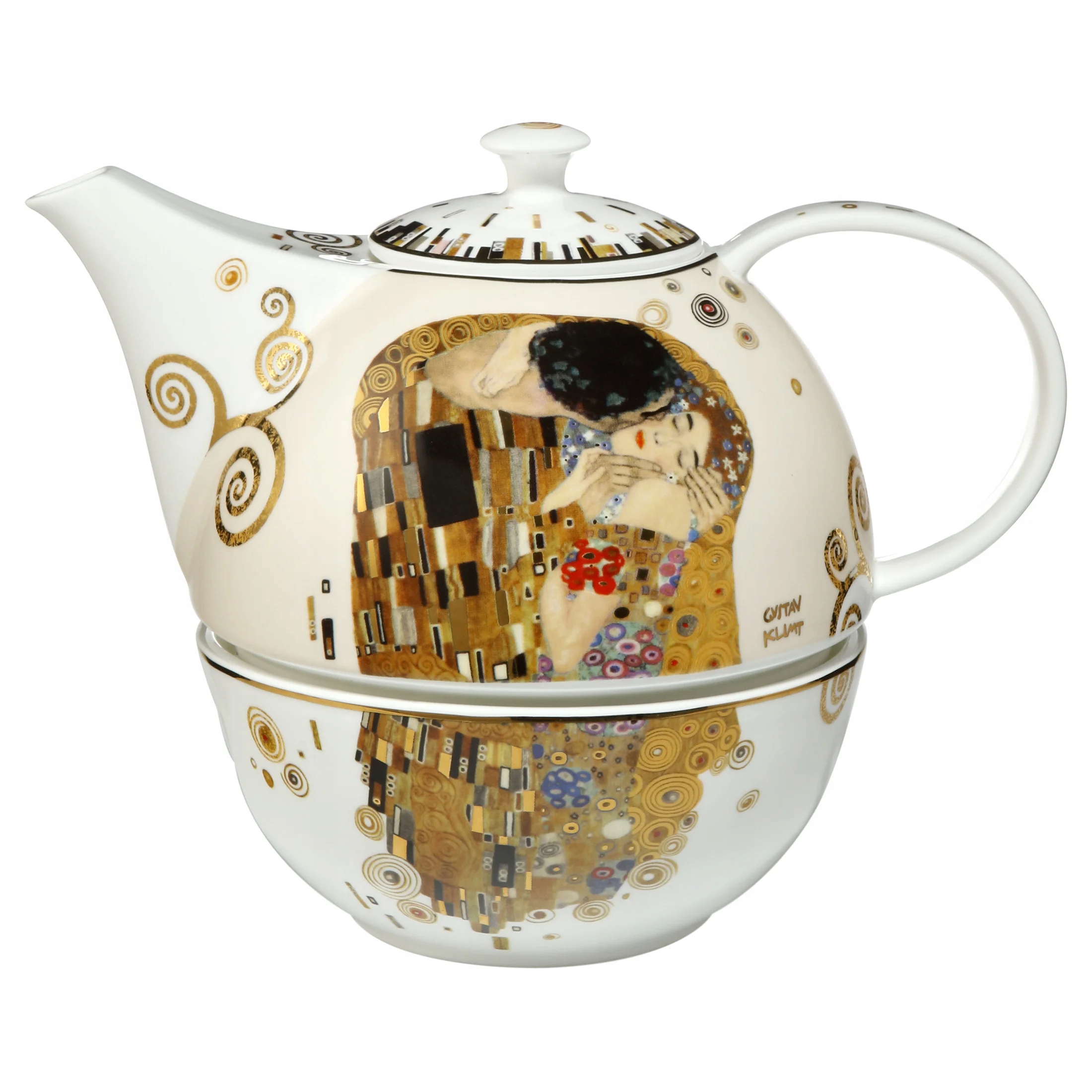 Gustav Klimt-Bozk- Džbán 1,2 l s ohrievačom Goebel