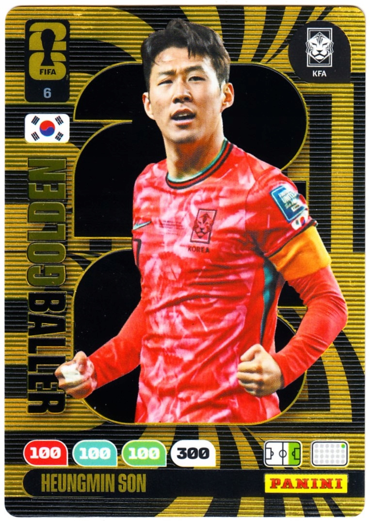 Karta Piłkarska Panini Fifa World Cup 2026 Golden Baller Son Heung-Min 6