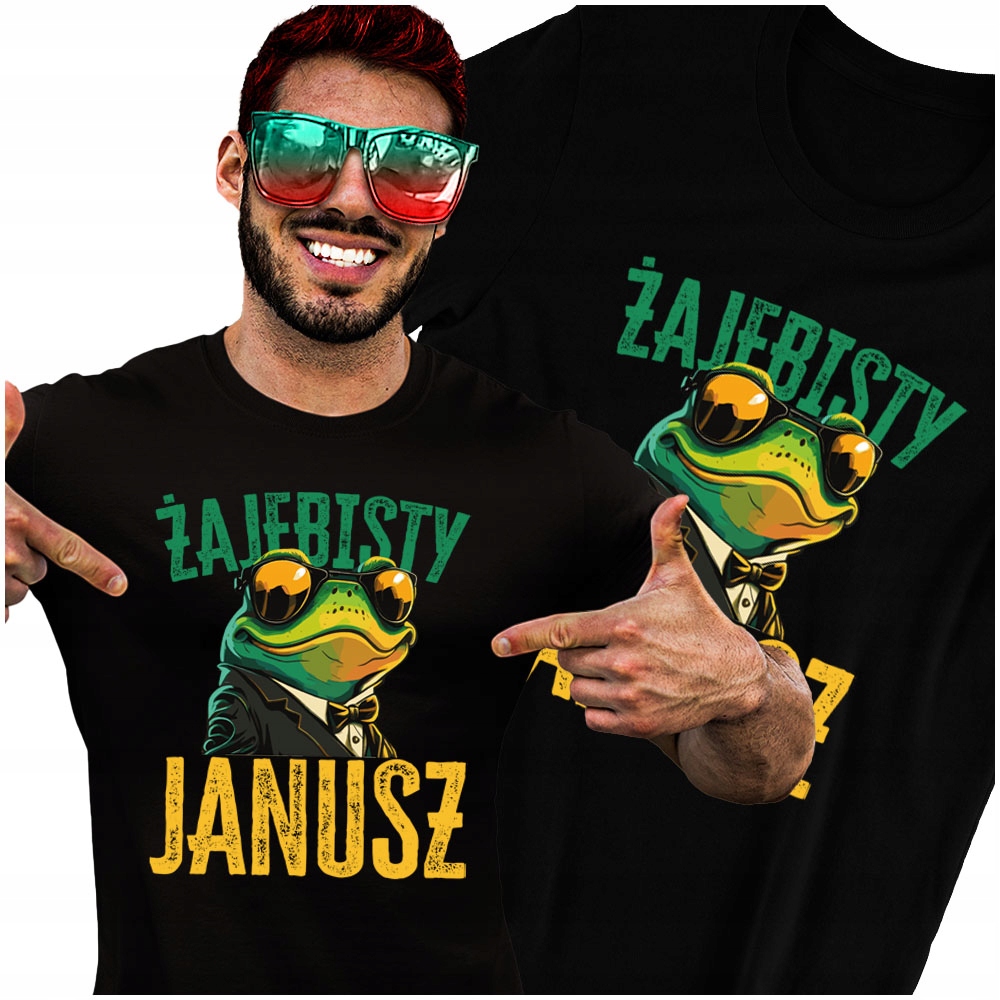 

Koszulka Żaba Żajebisty Janusz Imieniny XXL