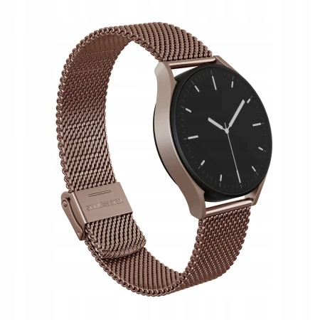 Burga Metal Mesh elegantný univerzálny náramok Milánsky 22 mm rosegold