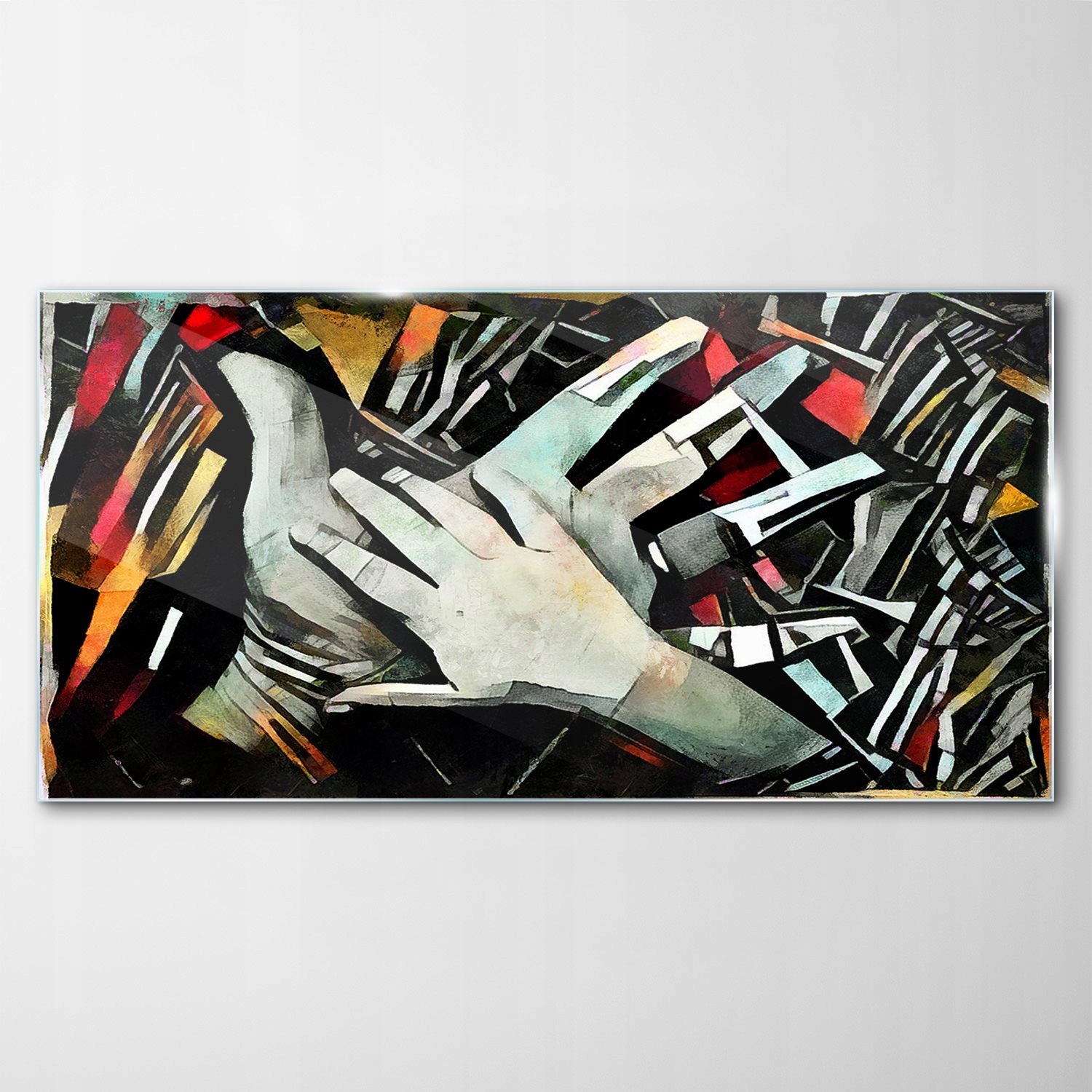 

Obraz na Szkle Dekor Abstrakcja Art Palmy 120x60