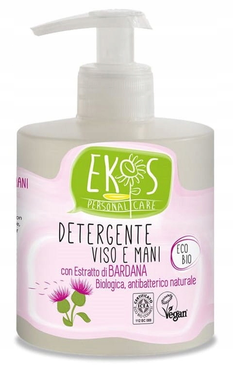 EKOS Płyn do mycia rąk i twarzy ŁOPIAN 350ml