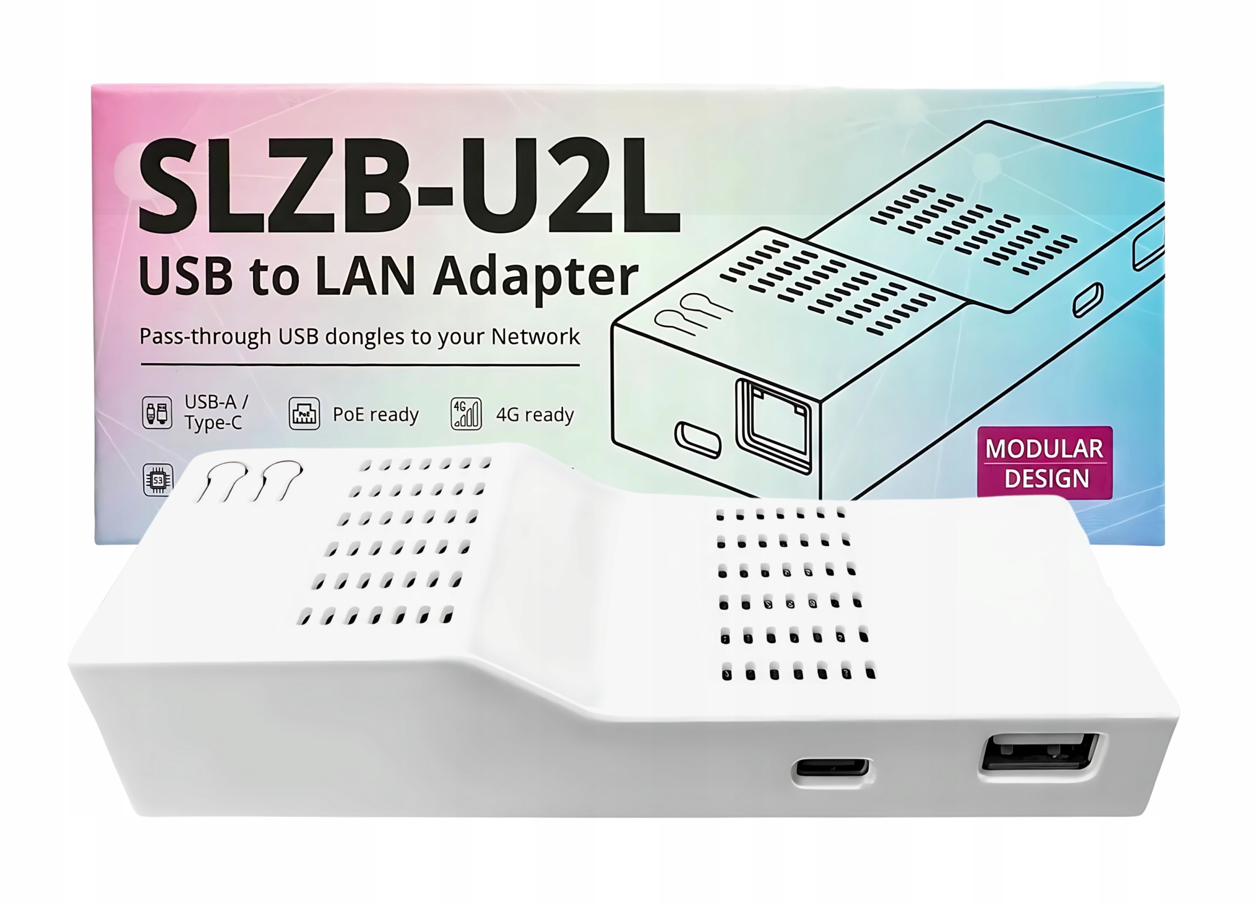 Usb prodlužovací adaptér WiFi Lan ZigBee Mqtt Z-Wave Home Assistant ESP32
