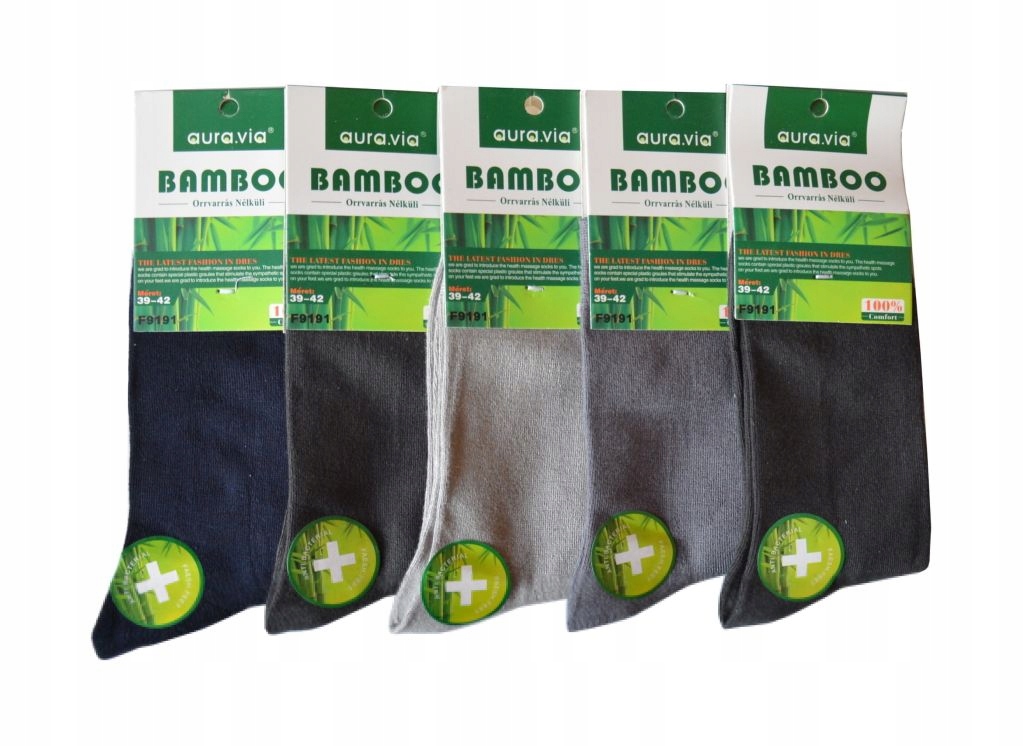 

Bambus skarpety Bambusowe męskie 5 Par 43-46 mix