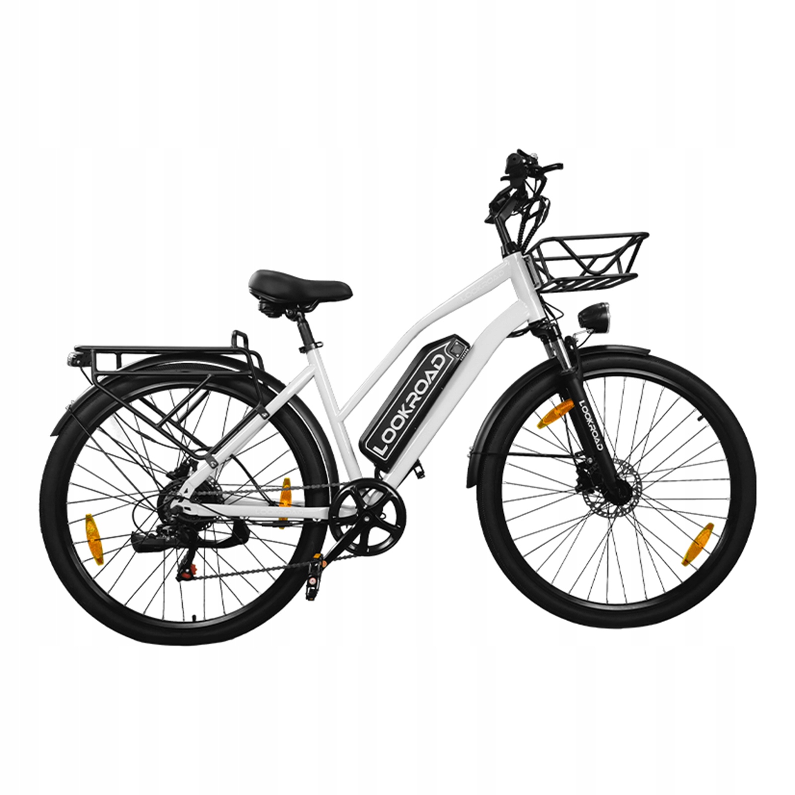 Rower elektryczny 28'' – 250W 36V 23Ah 7-biegowy Shimano, hydrauliczne hamulce tarczowe