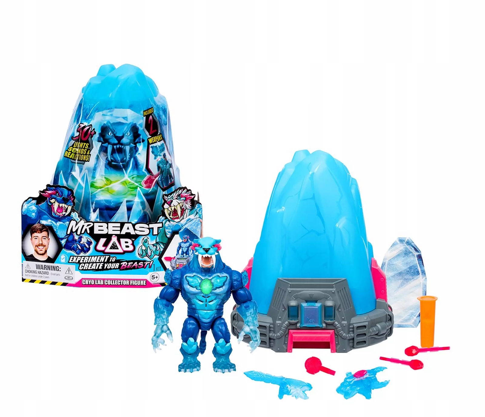 Pan Beast Mrbeast Interaktivní laboratoř roztavení ledu Zvíře Figurka