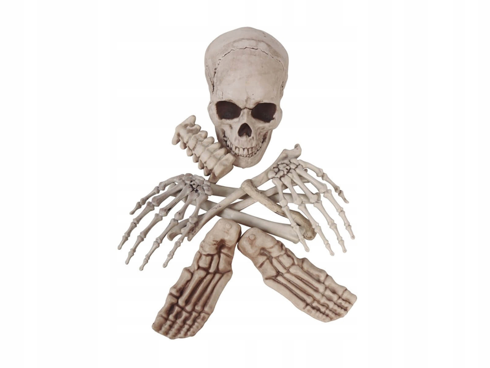 Sada plastových kostek na Halloween, dekorace lebka 12 kusů Guirca
