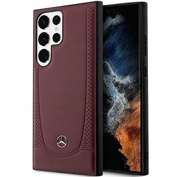 Etui Mercedes Leather Urban Bengale na Samsung Galaxy S23+ czerwone