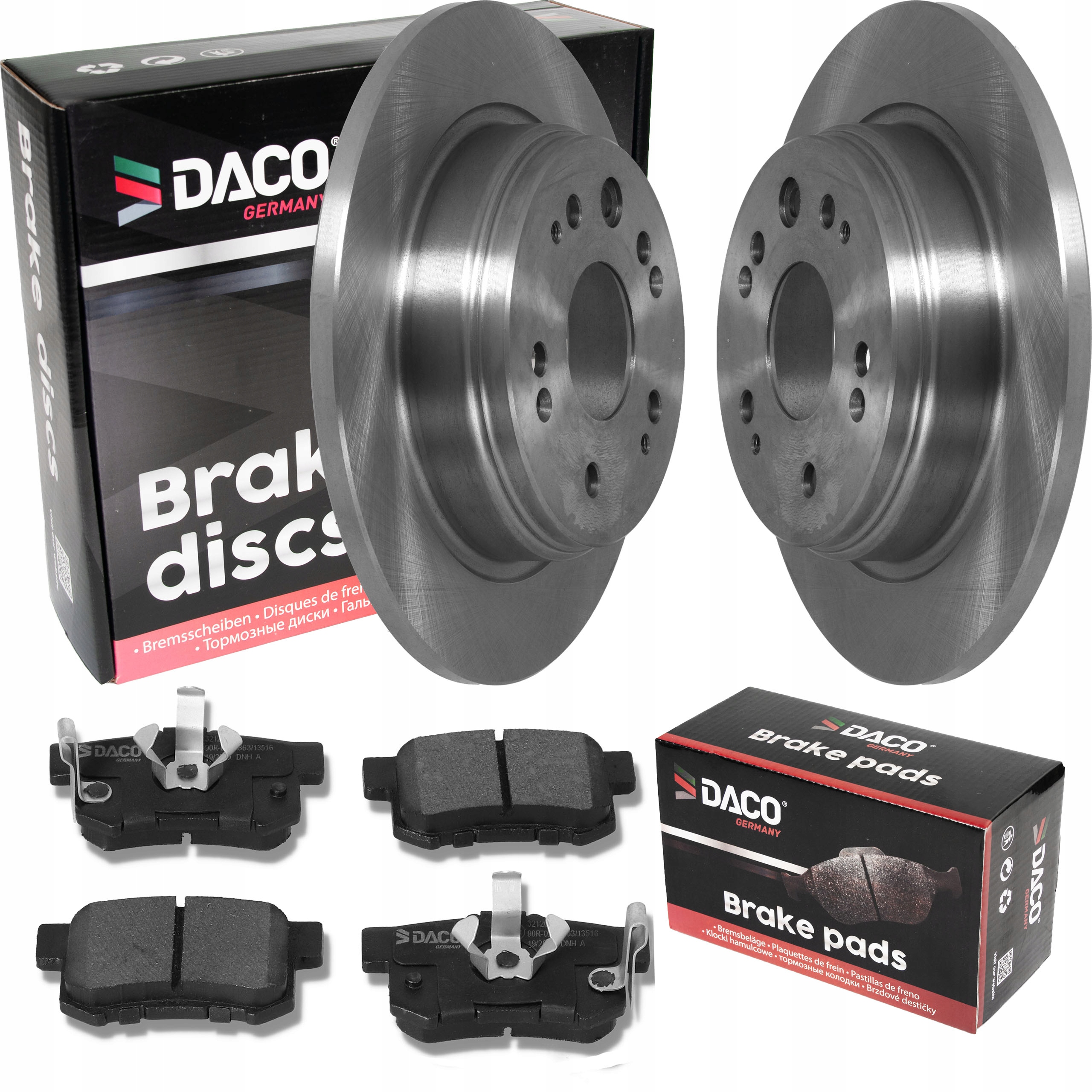 601222 - ДИСКИ И КОЛОДКИ DACO HONDA FR-V 05-СЗАДИ