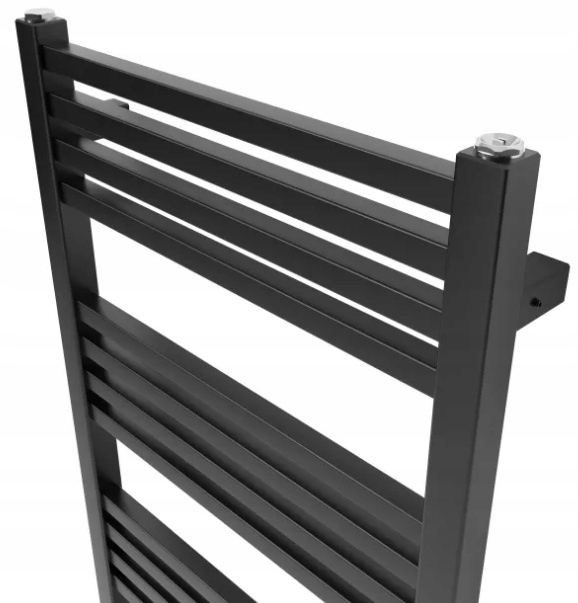 Kúpeľňový radiátor vodný fr1 481 W 450 x 1280 mm čierny - Allegro