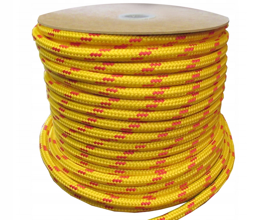 Polypropylénové Lanko Pletené stavebné 8 mm 200 m