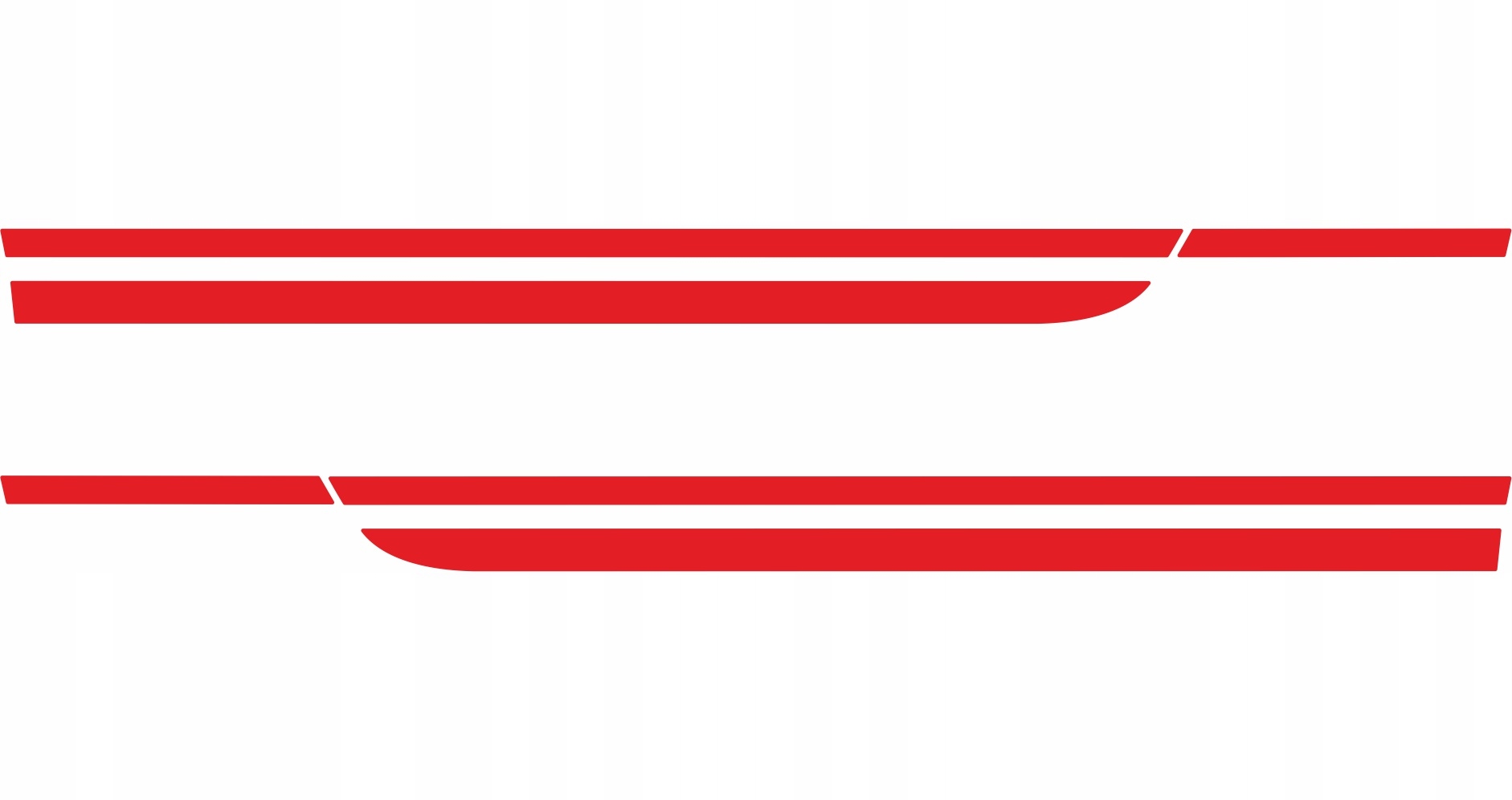 Samolepky Mini Paceman R61 s pruhy na boku