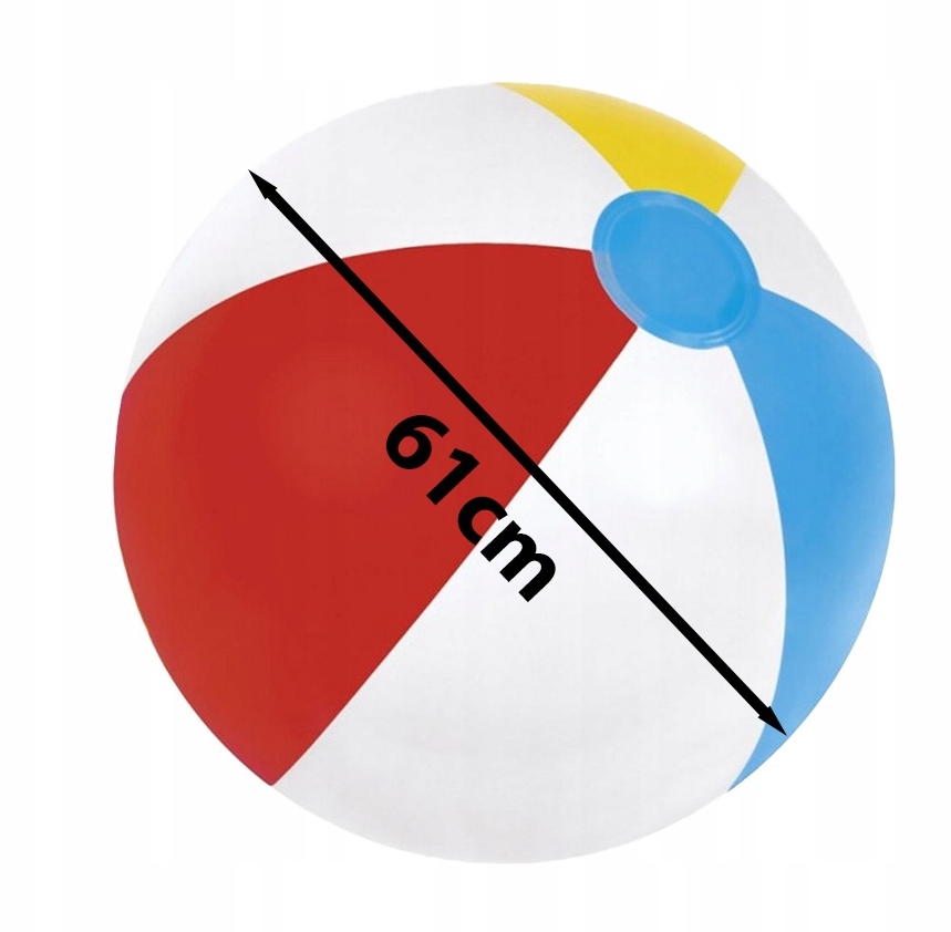 Piłka Dmuchana Plażowa Na Basen Na Plażę Ogrodowa 61cm Duża XXL BESTWAY EAN (GTIN) 5906214484641