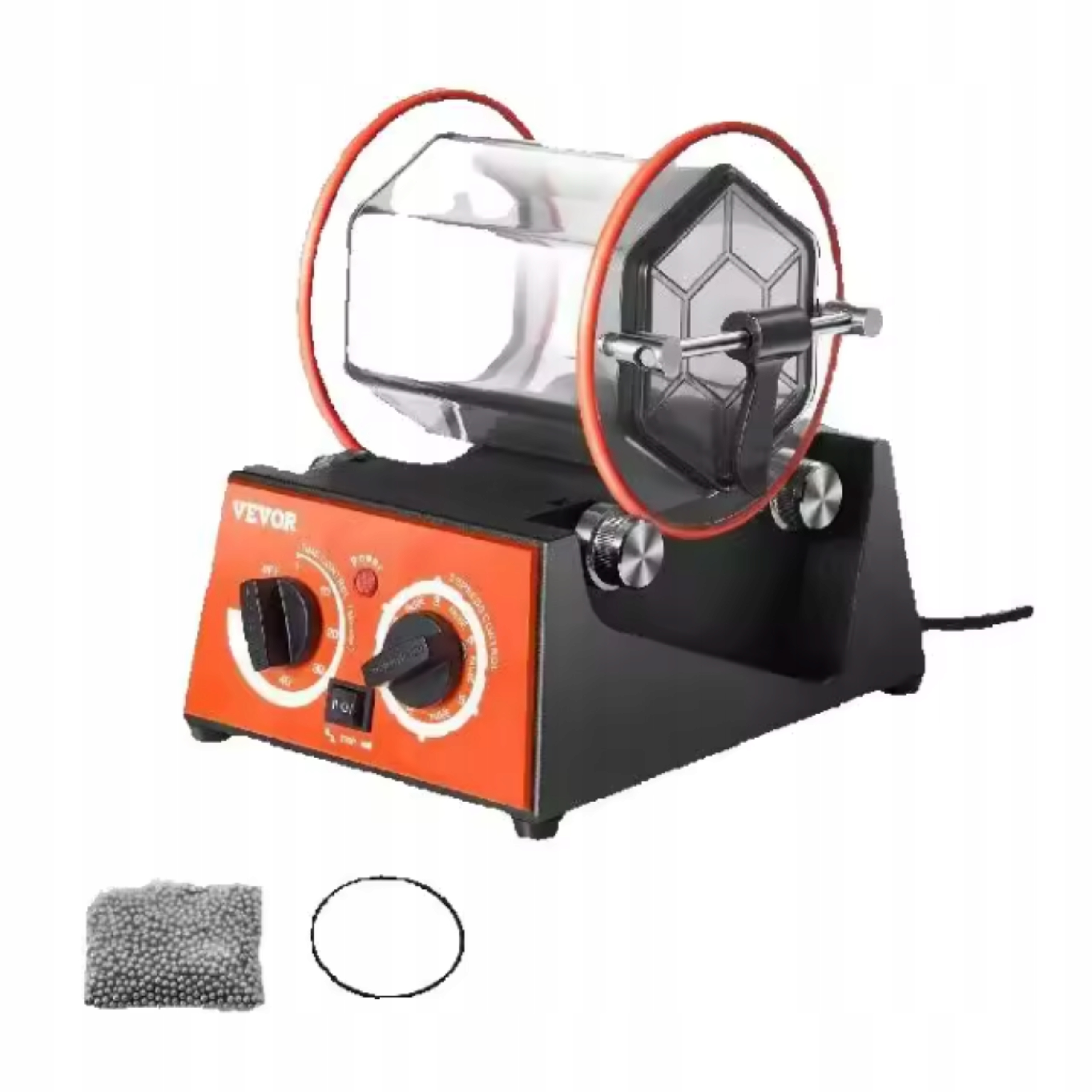 Bubnová leštička na leštění kamenů šperků, zlaté stříbro, 3 kg, otočná