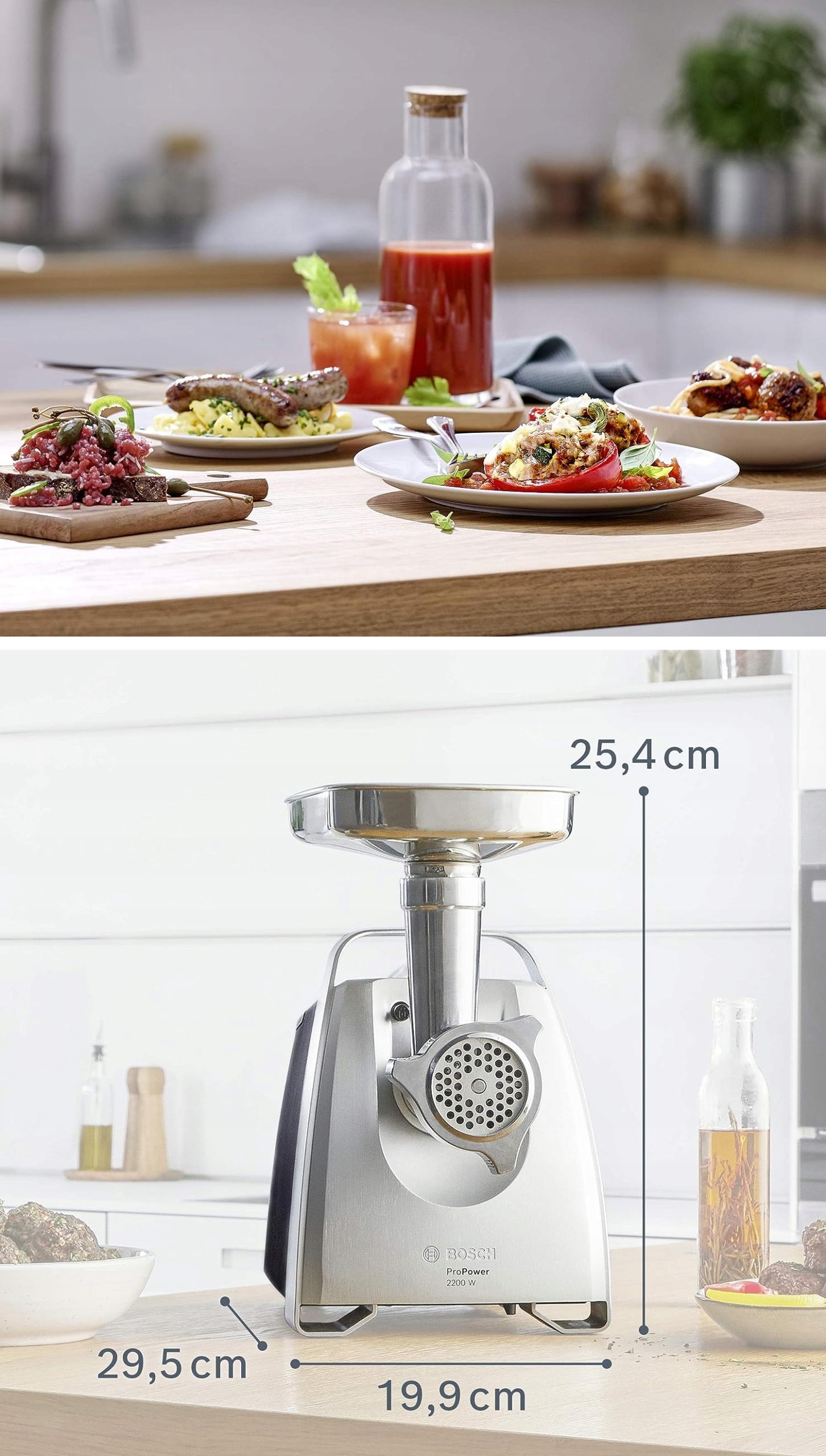 Maszynka do mielenia mięsa Bosch ProPower MFW68660 Do soków kiełbas Model MFW68660