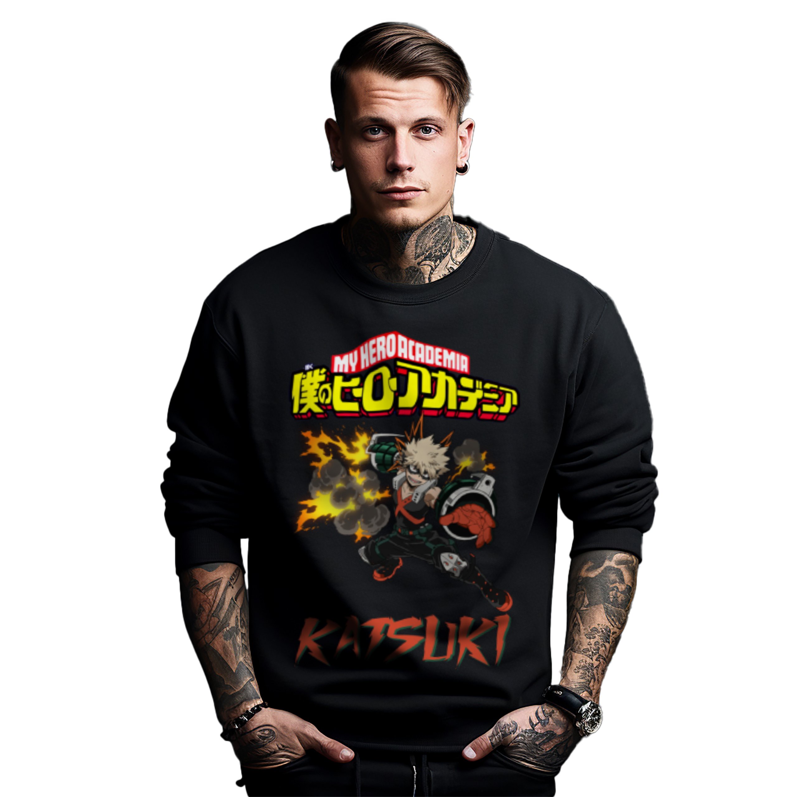 Mikina s potiskem Anime My Hero Academia