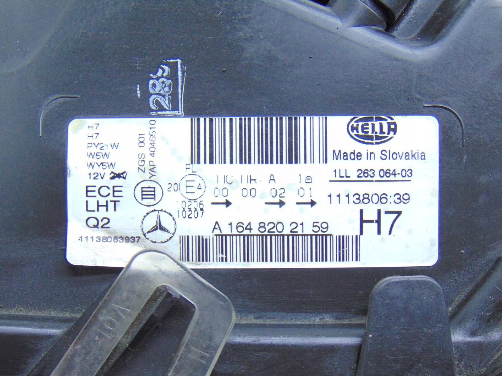 light left left front front MERCEDES ML W164 LIFT 1648202159