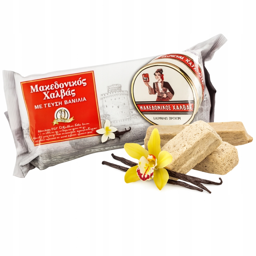 Levně Řecká originální chalva chalva Makedonikos 800g Chuť tradice