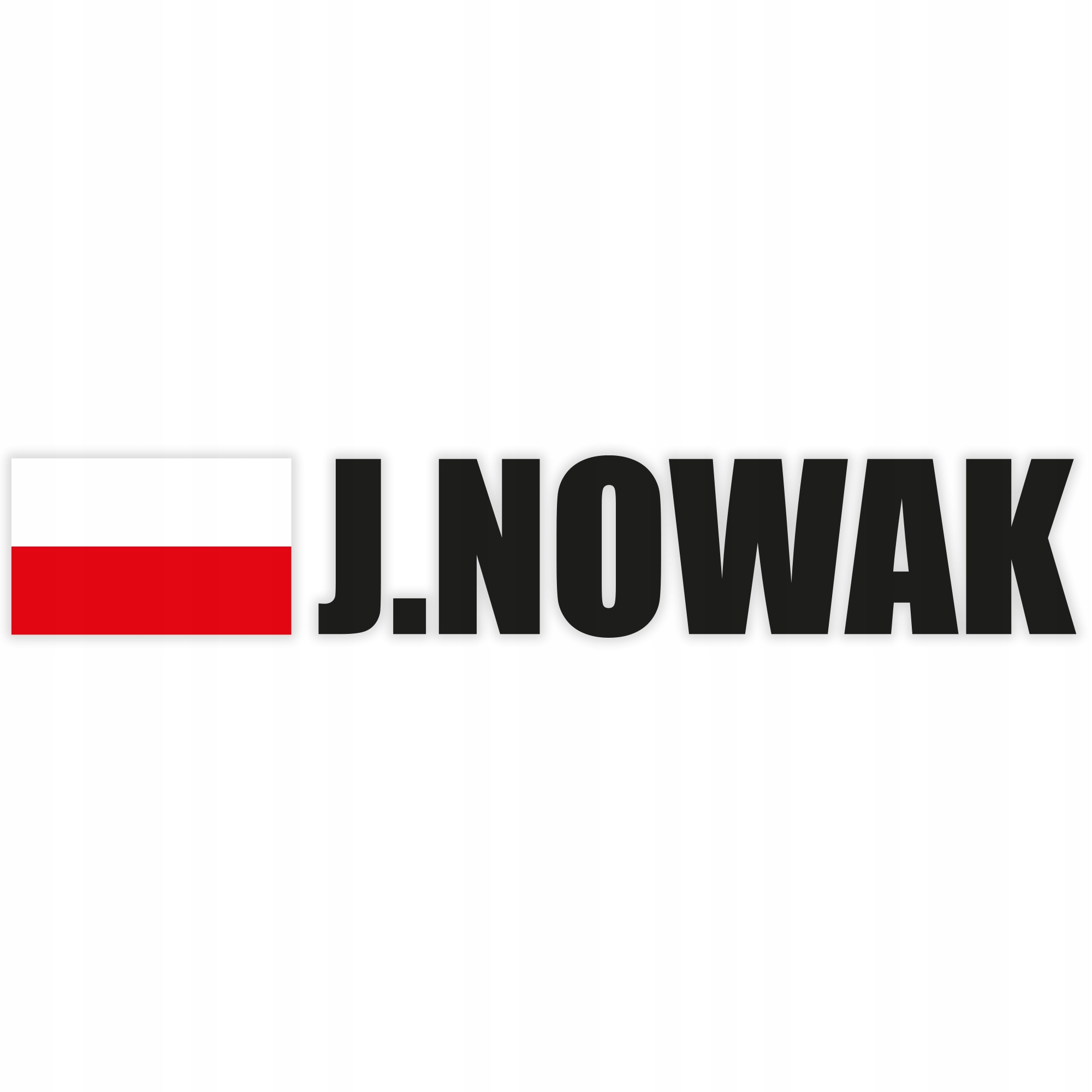 1,5 cm Naklejka Flaga Nazwisko imię rower kask rajdowa Kjs Polska napis