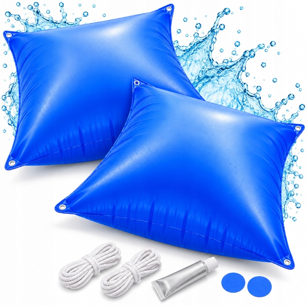 2x zimní polštář 120x120 cm do bazénu pod pokličku s upevňovacím lankem 6 m