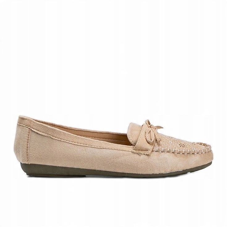 

Beżowy Skóra ekologiczna Buty Mokasyny r.39